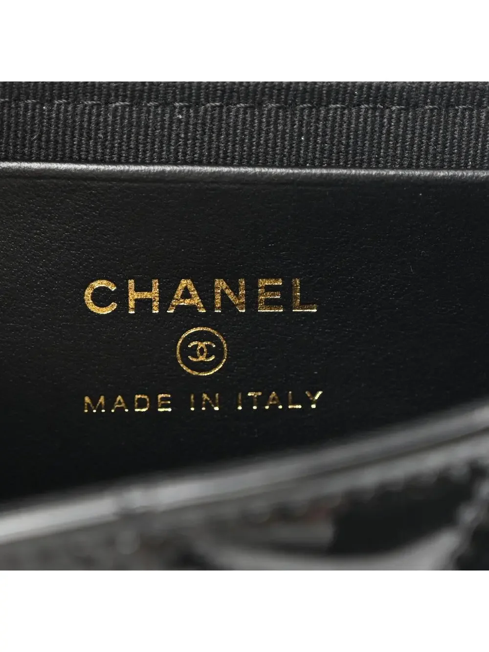 Chanel Patent Calfskin Quilted Mini #322593C17B